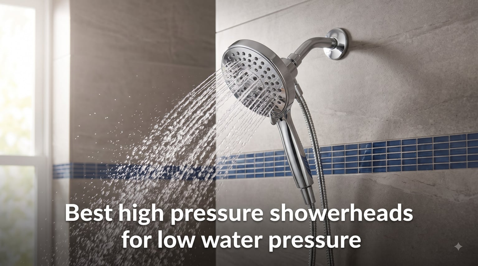 Best high pressure showerheads for low water pressure