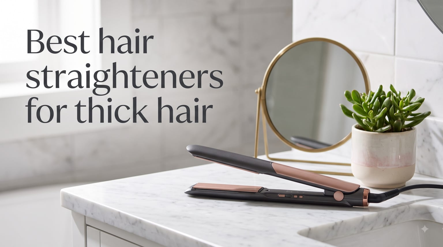 Best hair straighteners for thick hair
