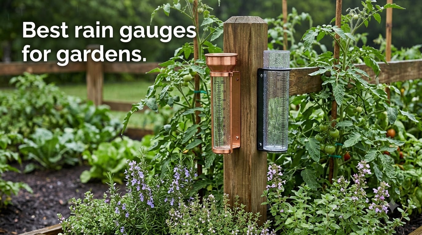 Best rain gauges for gardens
