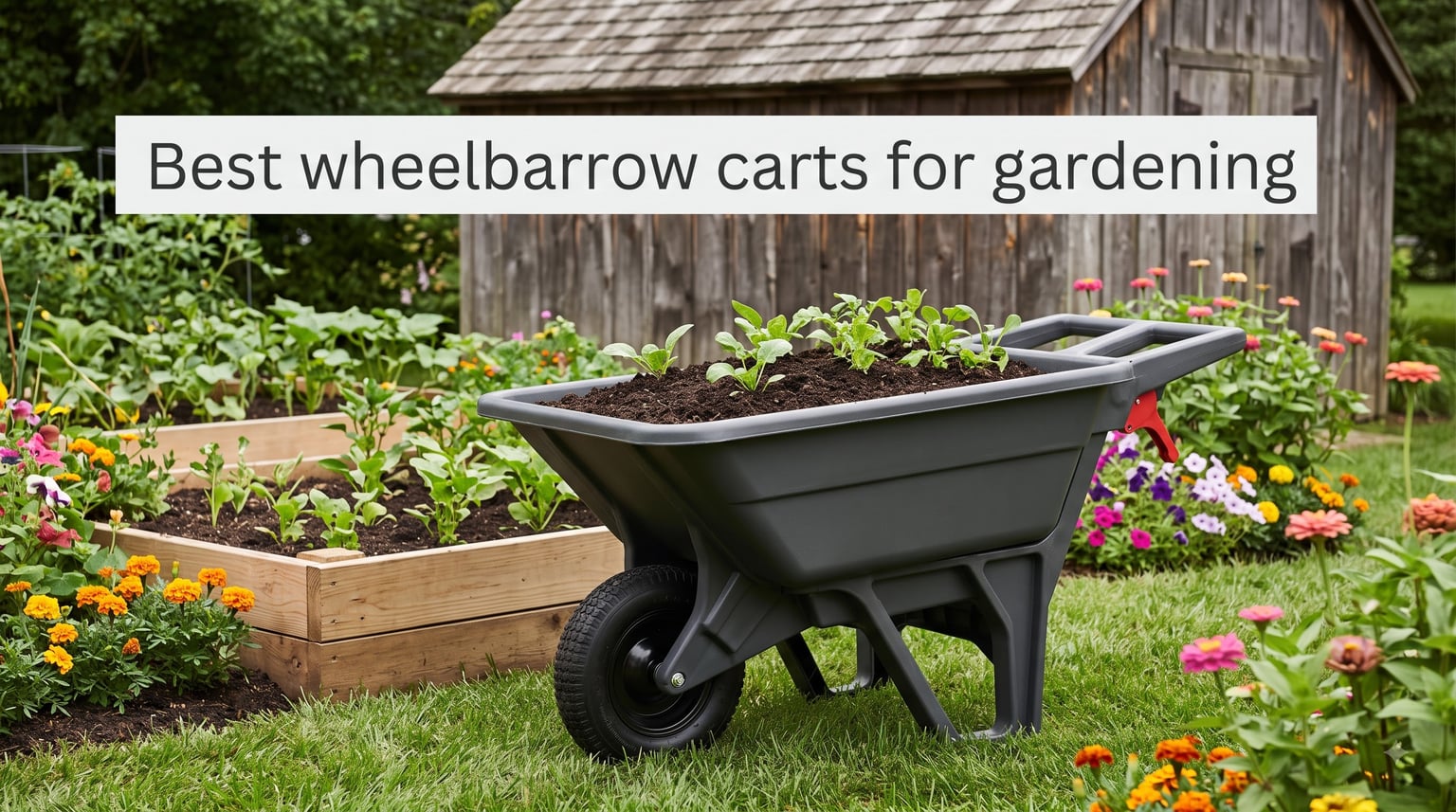 Best wheelbarrow carts for gardening