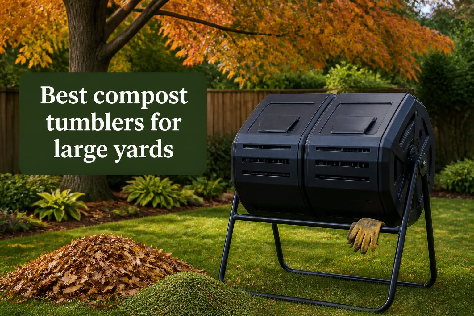 Best compost tumblers for large yards