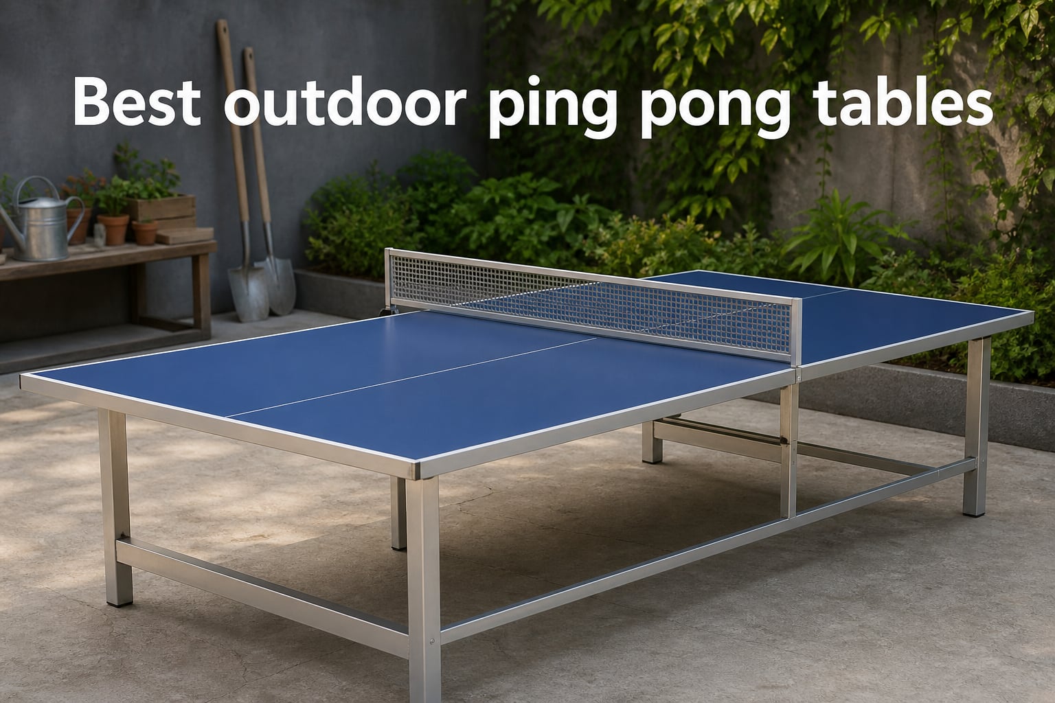 Best outdoor ping pong tables