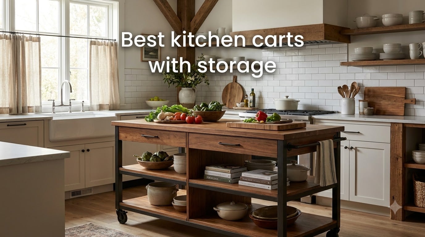 Best kitchen carts with storage