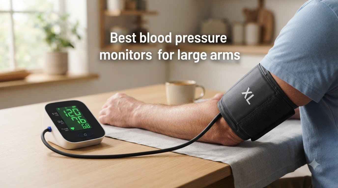 Best blood pressure monitors for large arms
