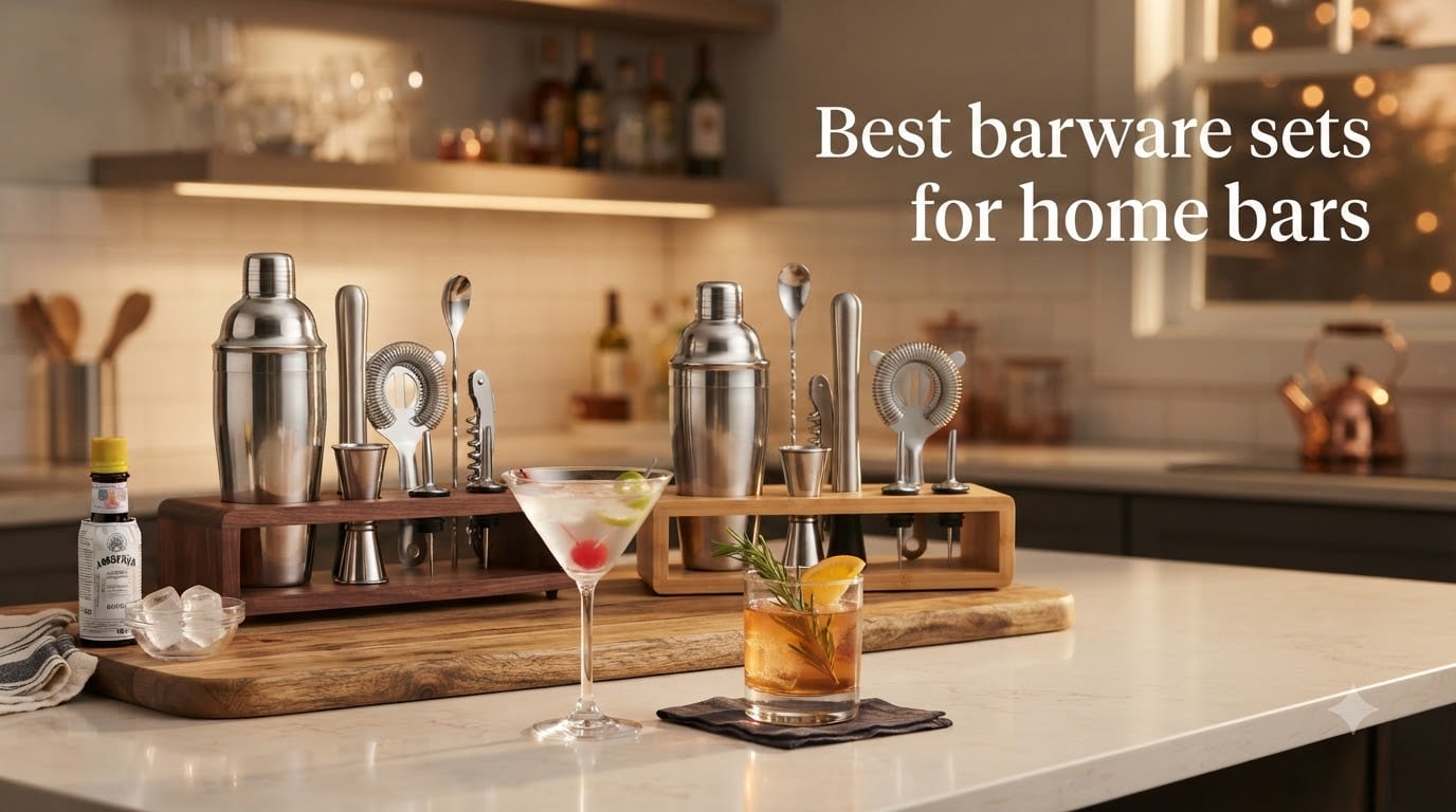 Best barware sets for home bars