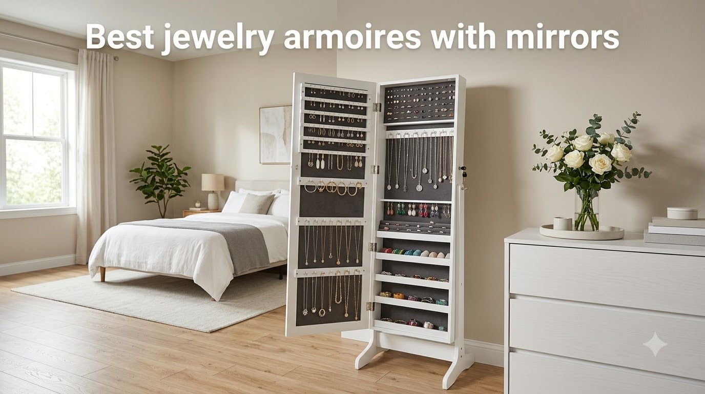 Best jewelry armoires with mirrors