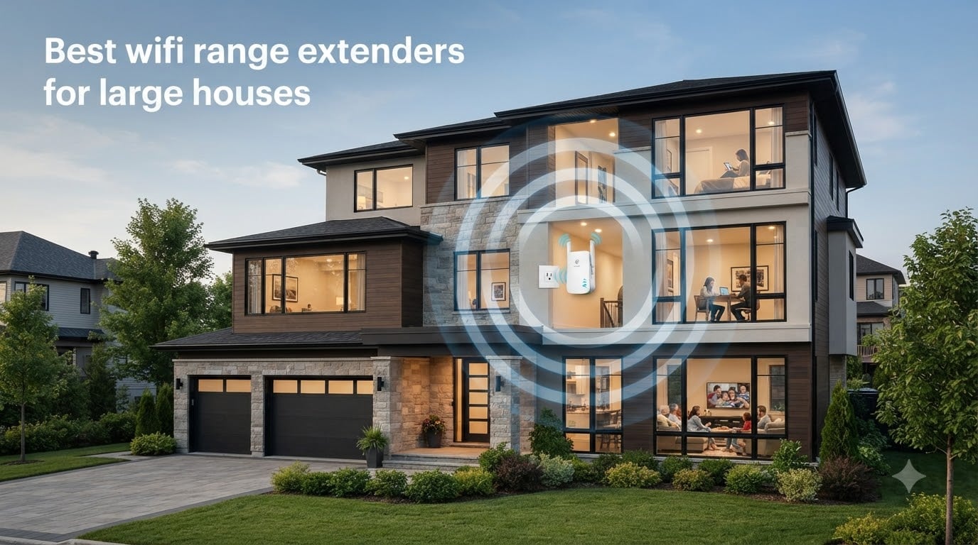 Best wifi range extenders for large houses