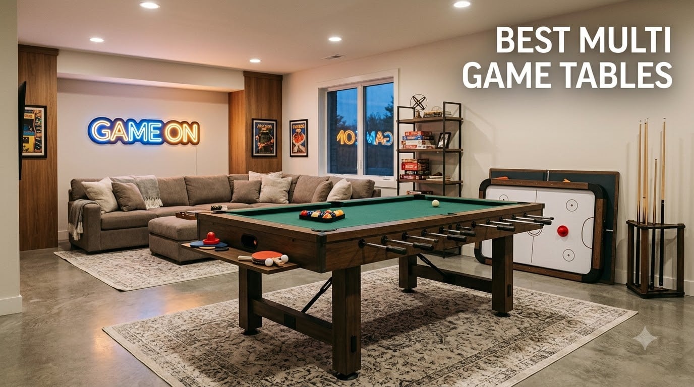 Best multi game tables