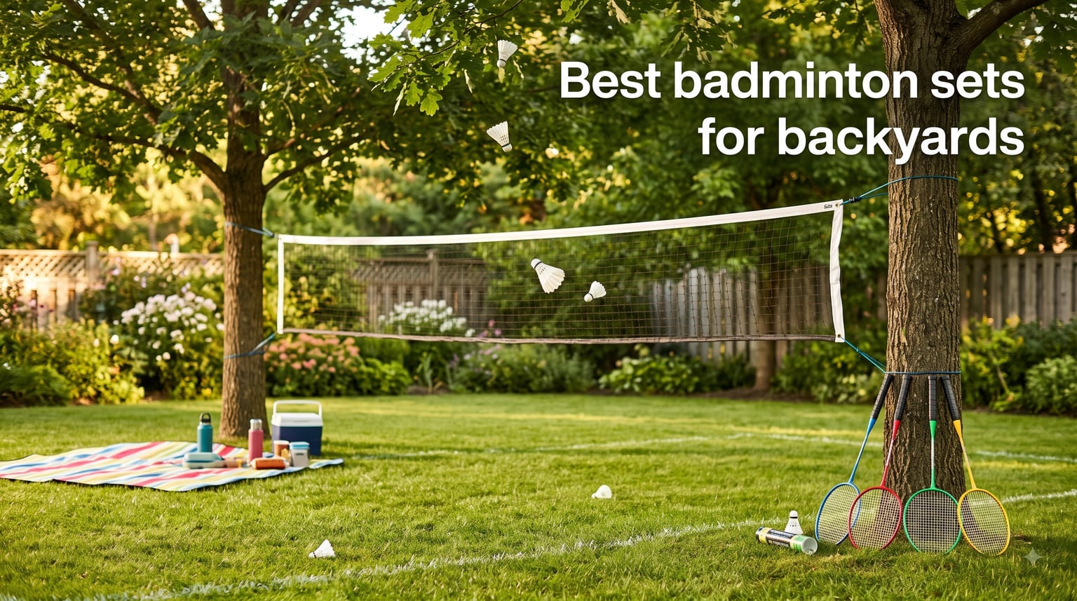 Best badminton sets for backyards