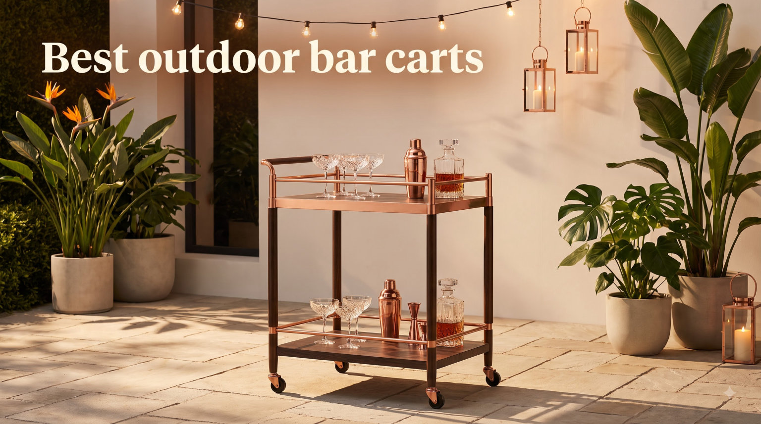 Best outdoor bar carts