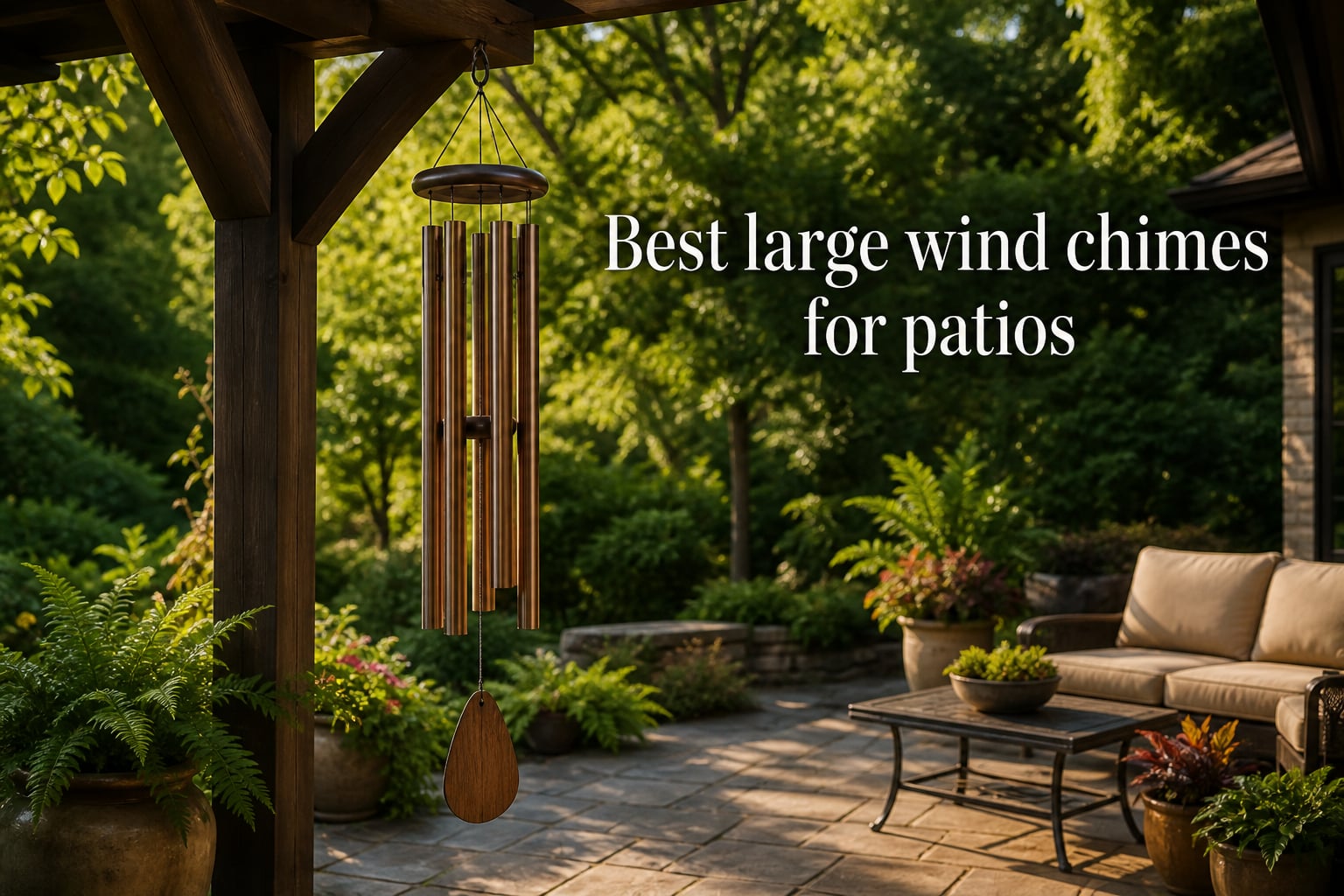 Best large wind chimes for patios
