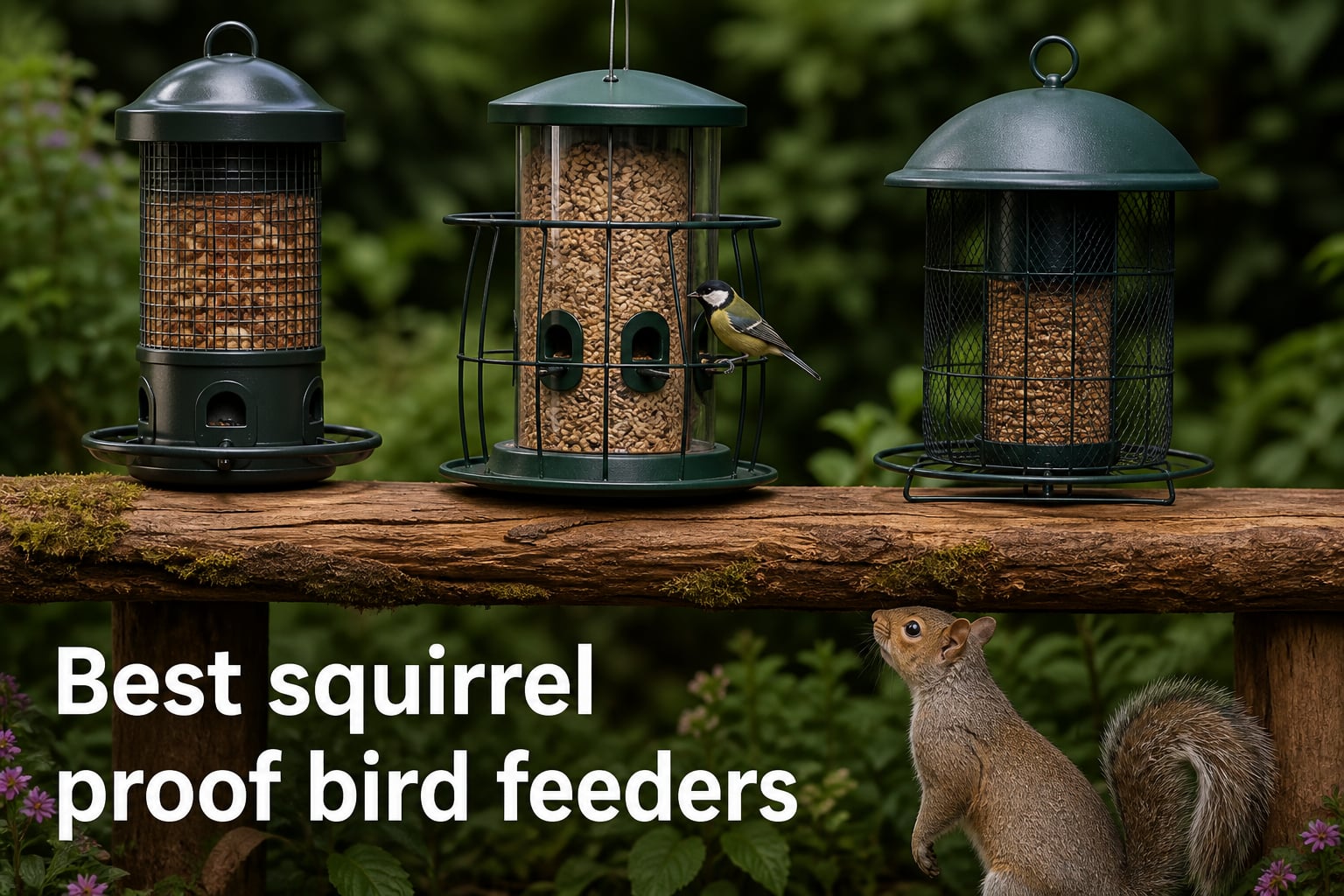 Best squirrel proof bird feeders