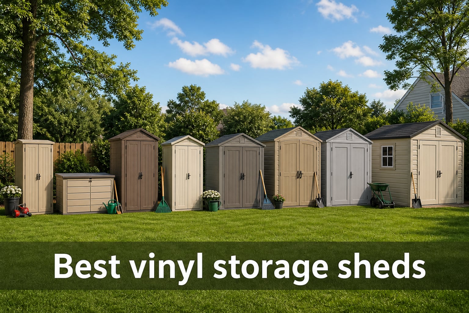 Best vinyl storage sheds