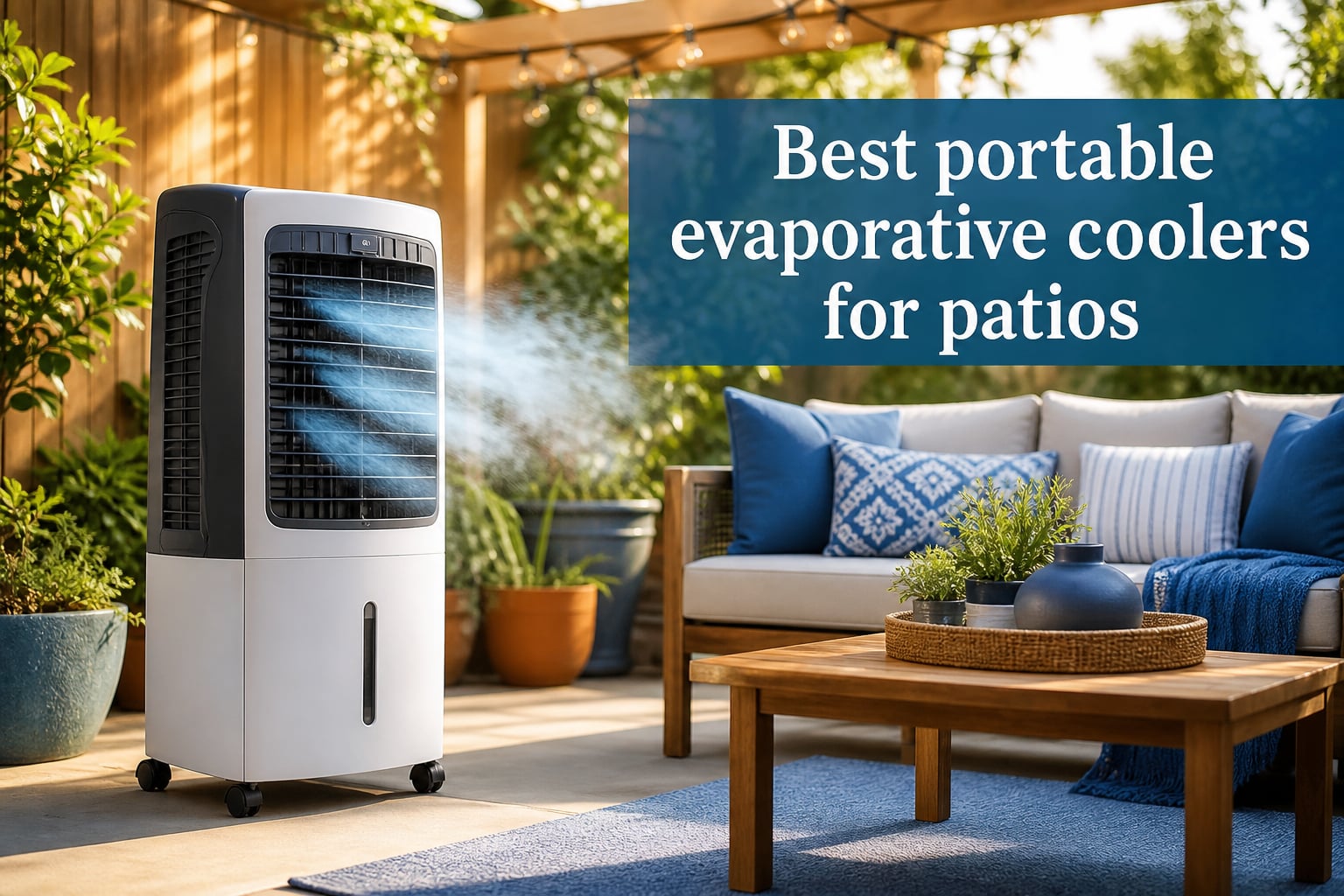 Best portable evaporative coolers for patios