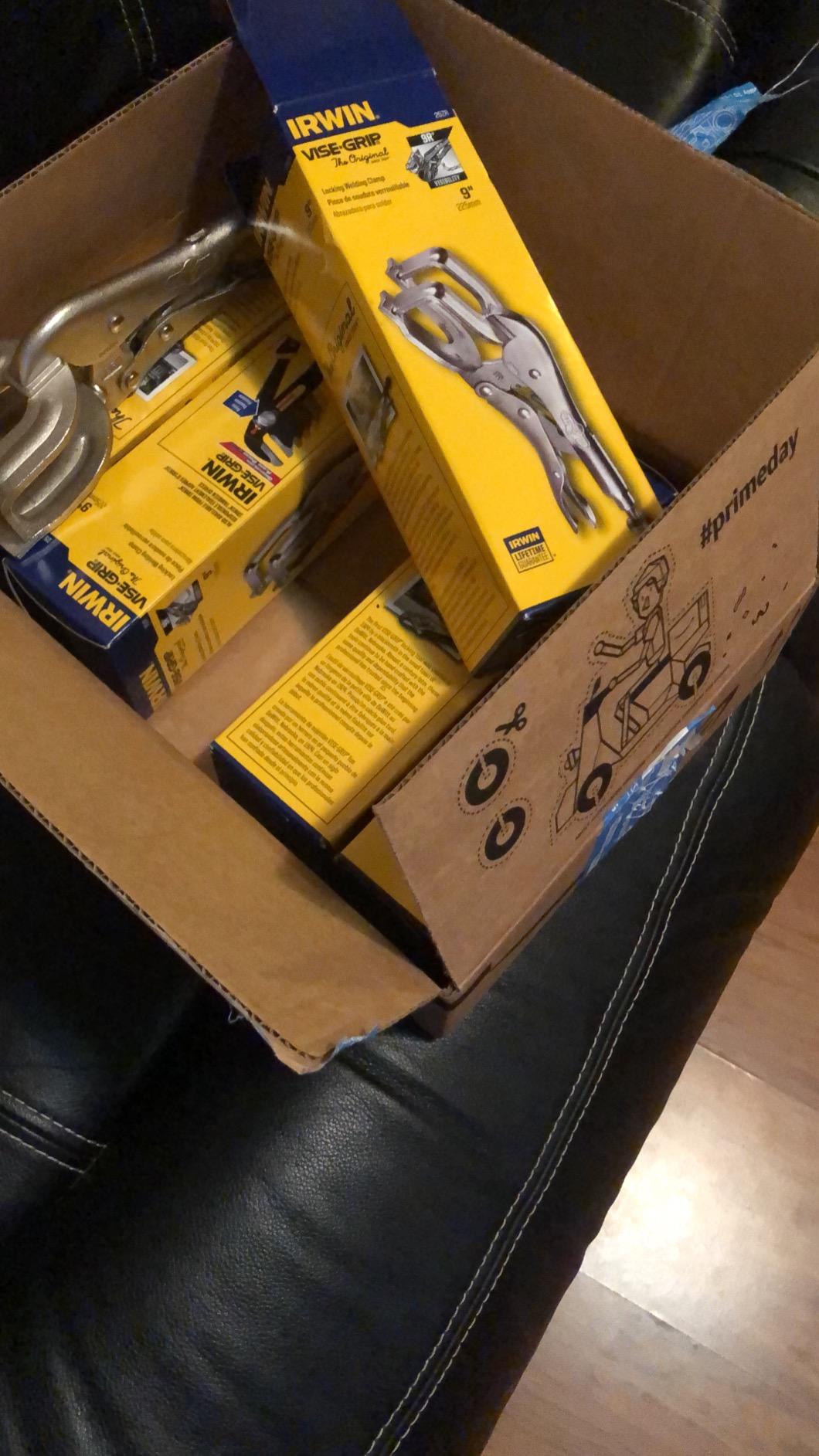 IRWIN VISE-GRIP Locking Pliers, Welding Clamp, 9-Inch (25ZR) customer photo 2