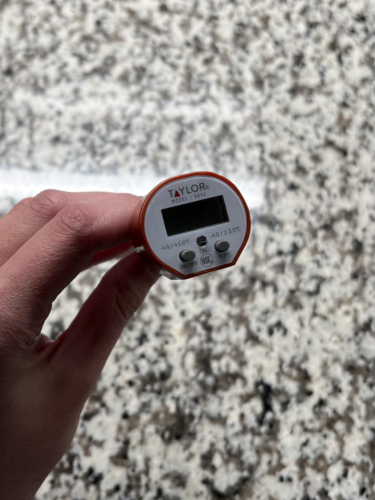 Taylor Waterproof Digital Instant Read Thermometer For Cooking, BBQ, Grilling, Baking, And Meat, Comes With Pocket Sleeve Clip, Red customer photo 2