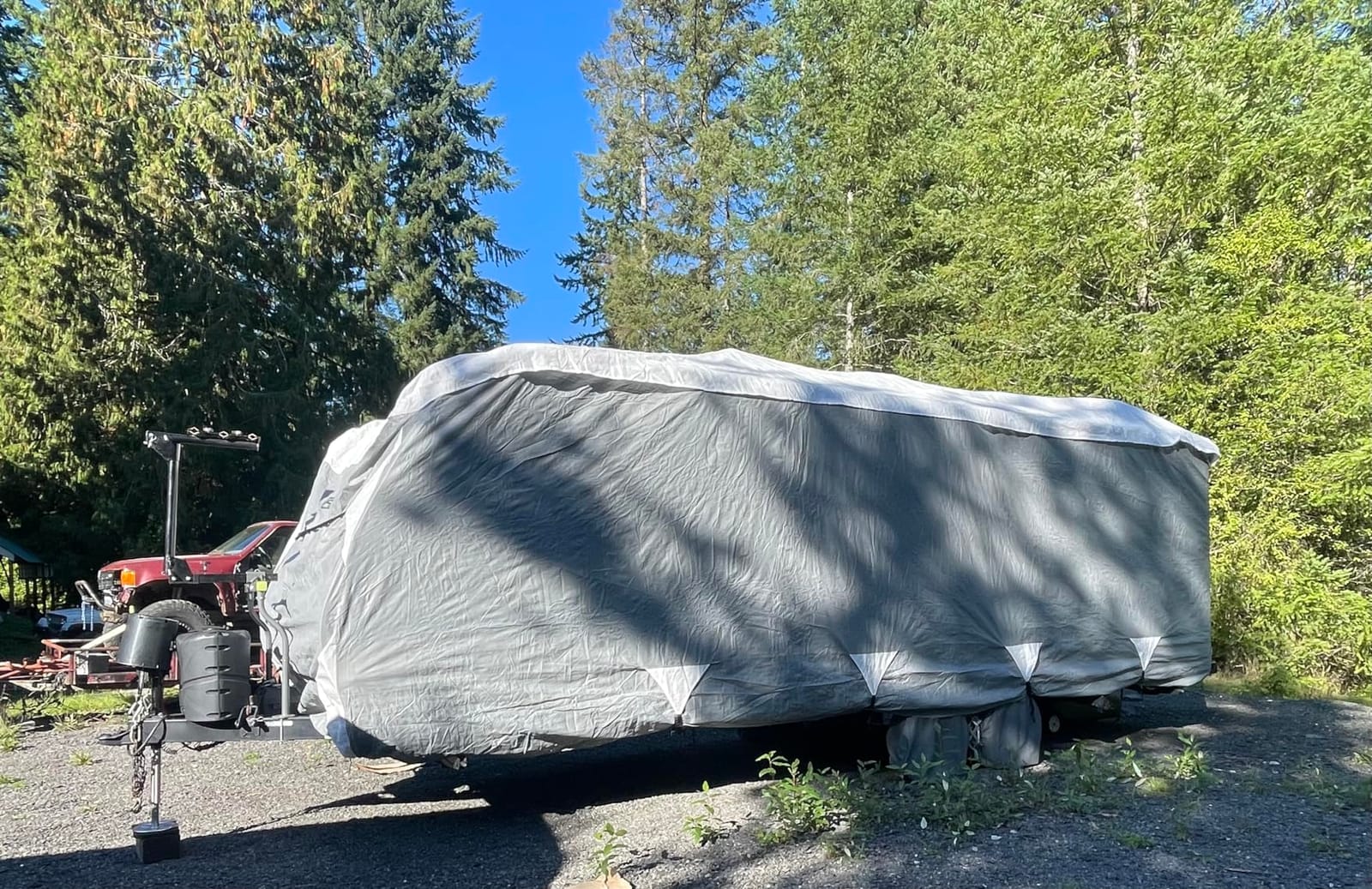 Classic Accessories Over Drive PolyPRO3 Deluxe Travel Trailer/Toy Hauler Cover, Fits 22'-24' RVs, RV Cover, Camper Cover, Travel Trailer Cover customer photo 2