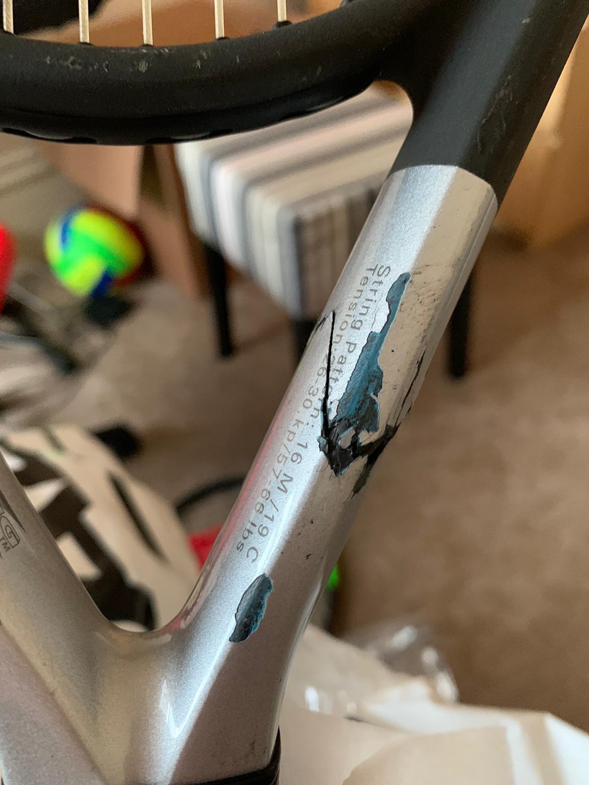 HEAD Ti S6 Tennis Racket | Pre-Strung with Synthetic Gut 16G String customer photo 2