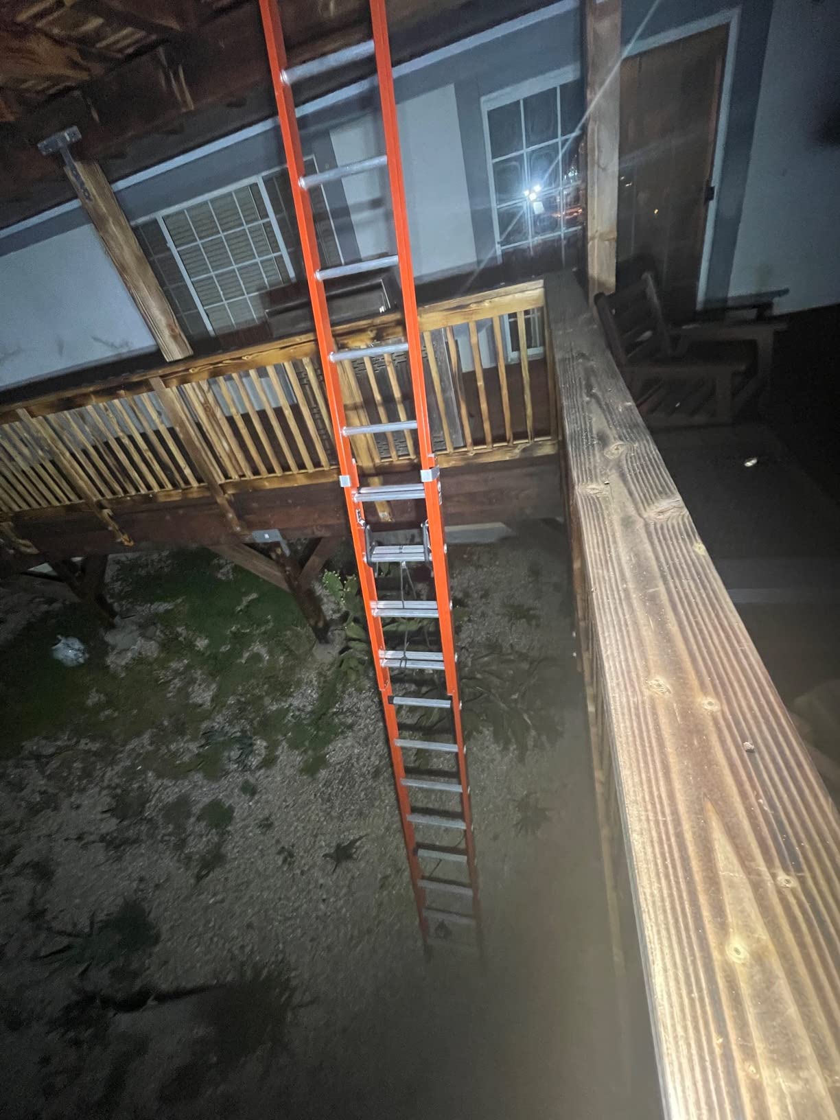 Louisville Ladder 24-foot Fiberglass Extension Ladder, 300-Pound Load Capacity, Type IA, FE3224 customer photo 2