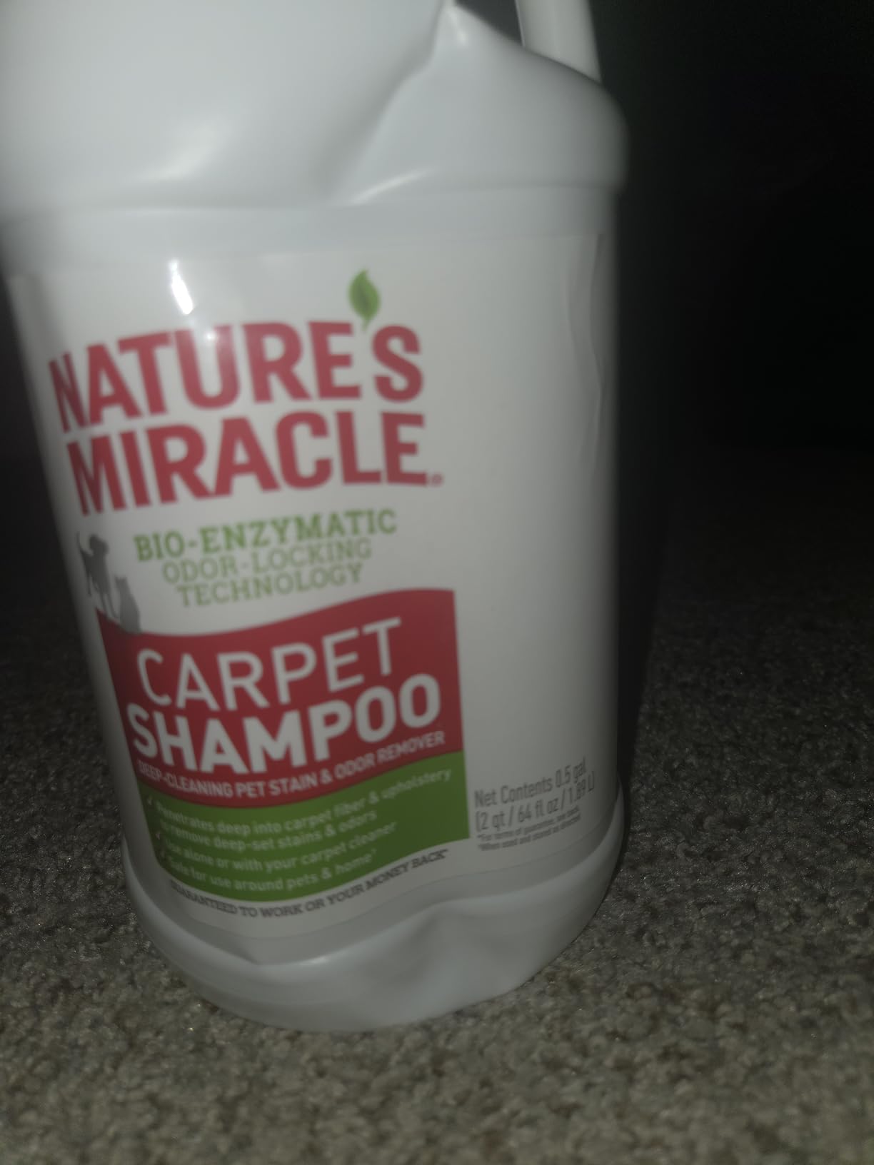 Nature's Miracle Carpet Shampoo Pet Stain & Odor Remover, 64 oz customer photo 1