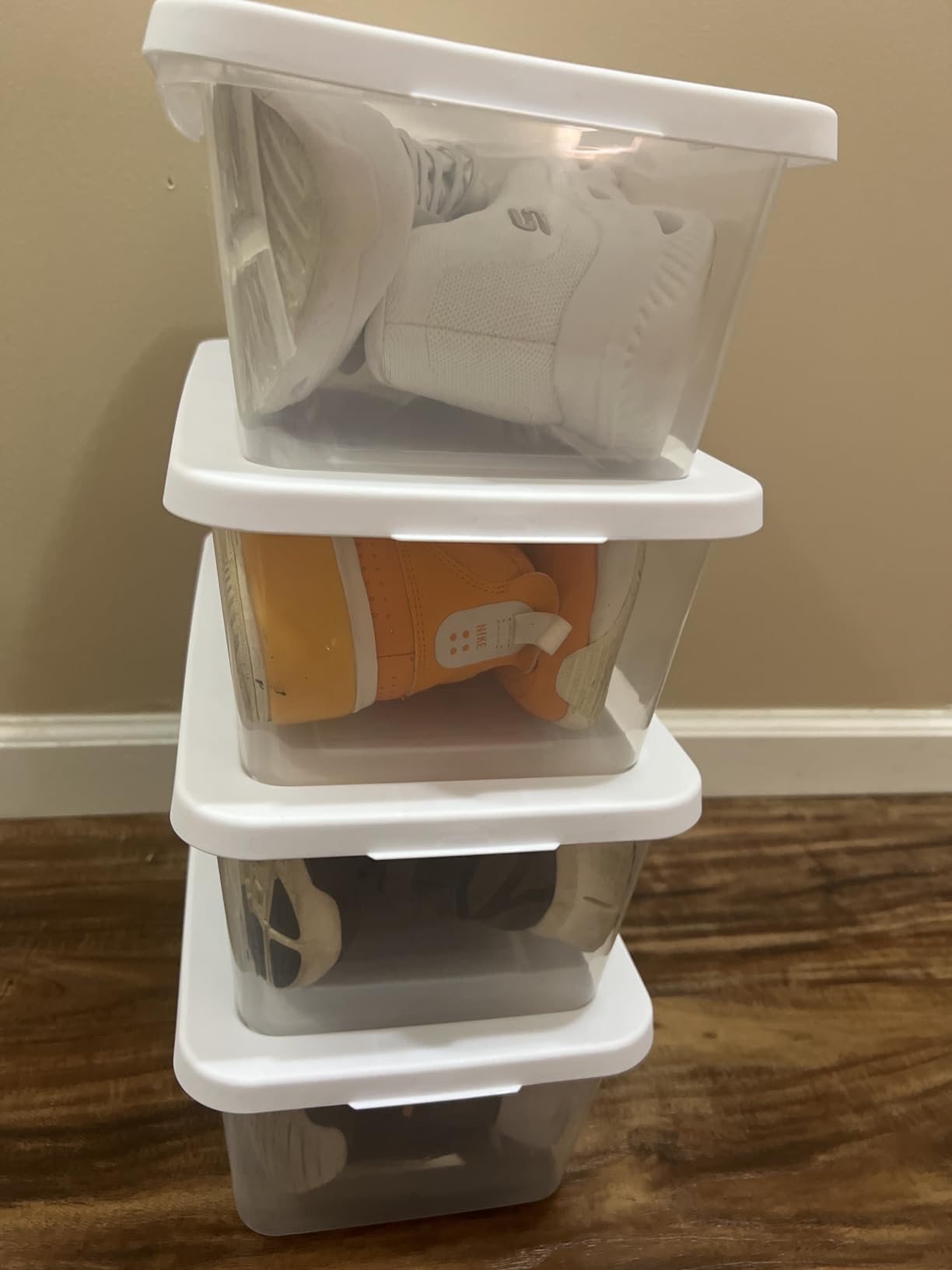 Sterilite Storage Boxes, Stackable Clear Plastic Bins, 6 Quart, 12-Pack customer photo 2
