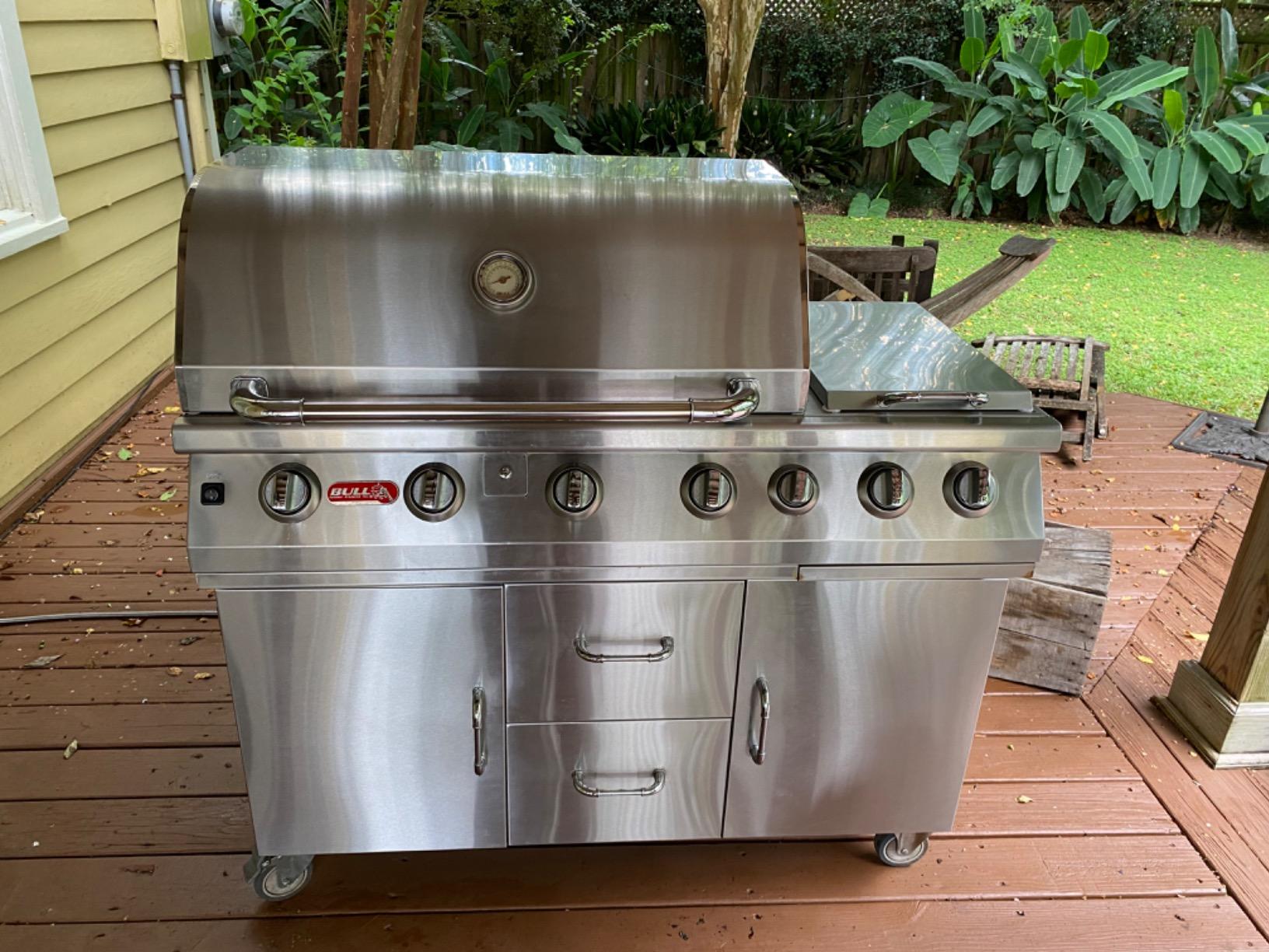 Bayes High-Performance Stainless Steel BBQ Exterior Cleaner and Protectant - Cleans, Shines and Protects Stainless Steel Barbecue Surfaces, Shields from Outdoor Elements - 16 oz customer photo 1