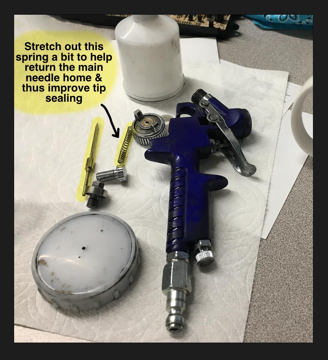 NEIKO 31207A HVLP Mini Gravity Feed Air Spray Paint Gun | 1.0 mm Nozzle Size | 125 cc customer photo 1