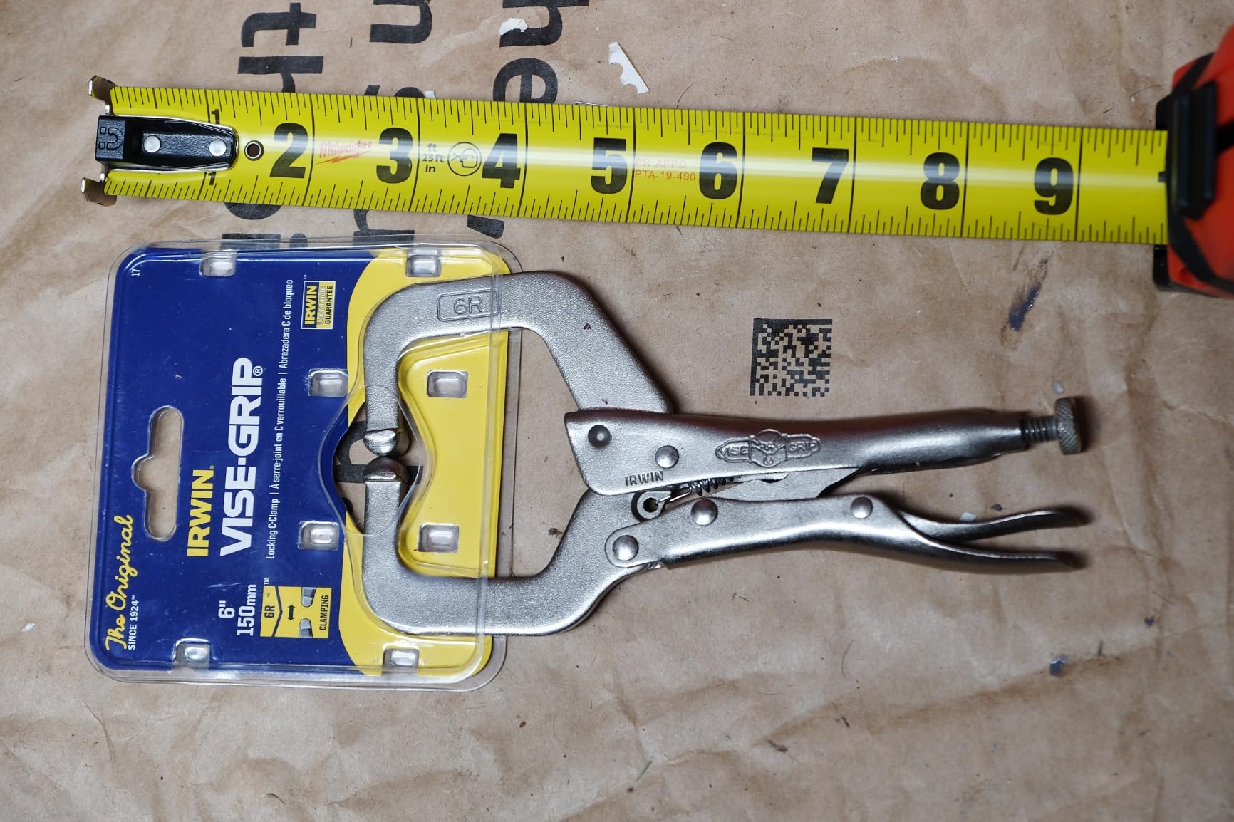 IRWIN Tools Vise-Grip 6-Inch Locking C-Clamp, Silver customer photo 2