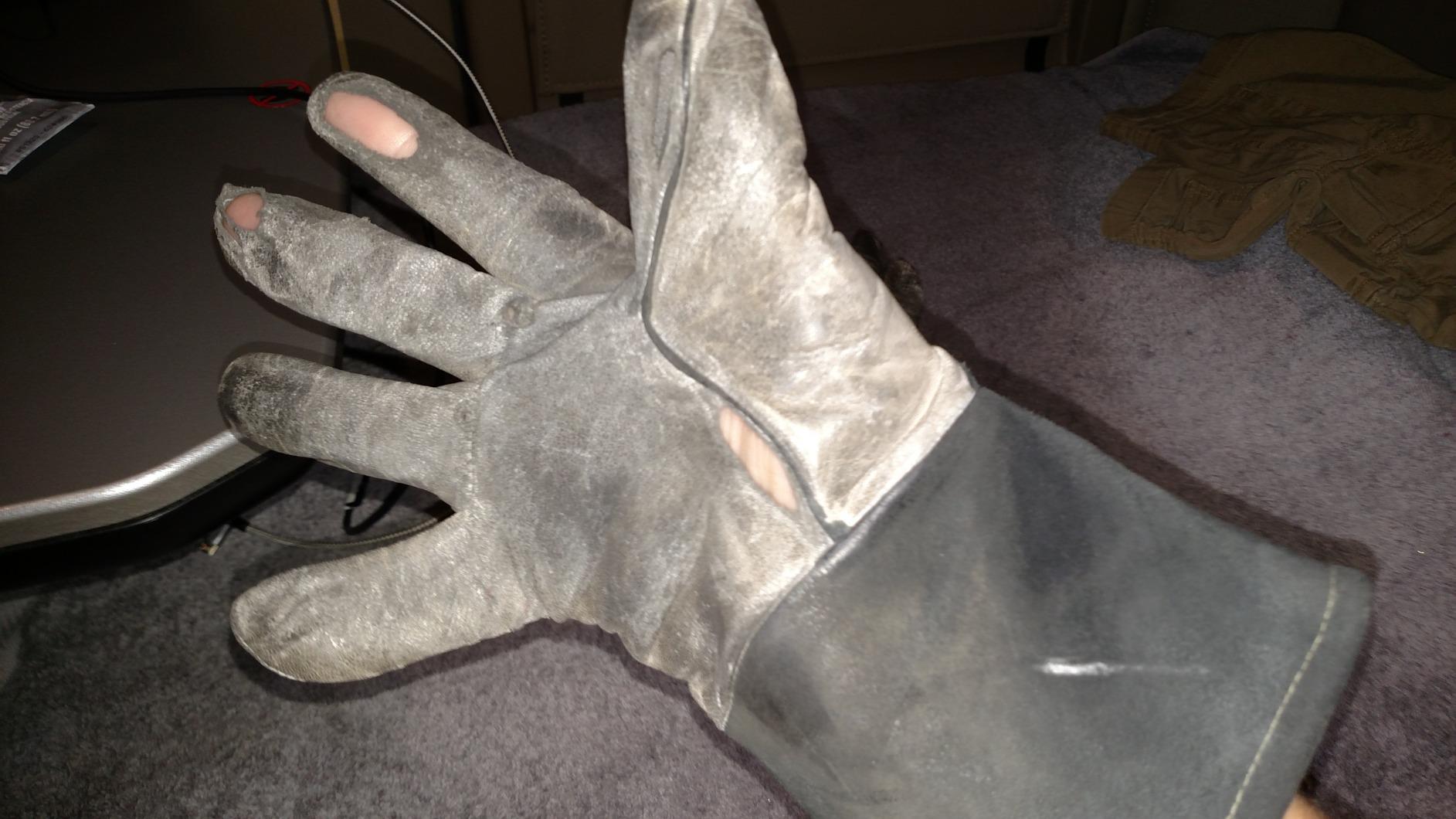 Lincoln Electric Grain Leather TIG Welding Gloves | Comfortable | Lightweight | K2981 - (M -XL) | customer photo 1