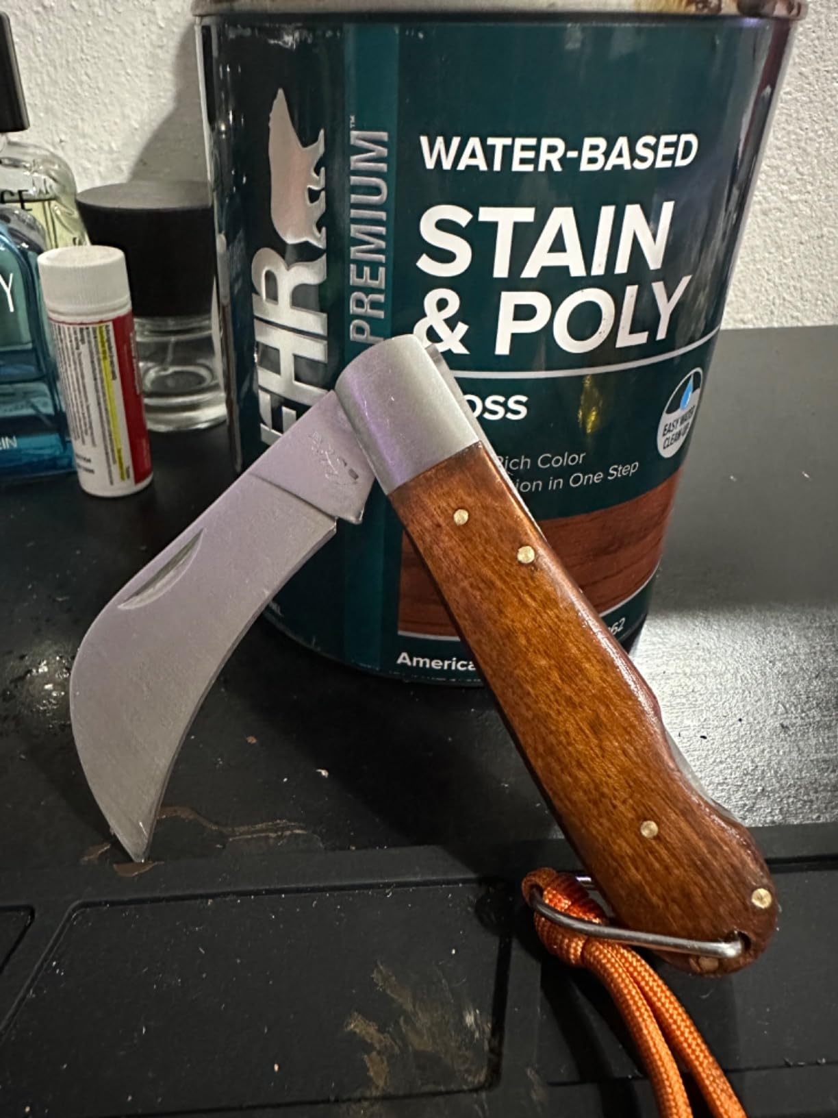 SZCO Rite Edge Hawkbill Pruning Knife – 4” Folding Garden Knife with Stainless Steel Blade, Lockback Mechanism, and Wooden Handle – Ideal for Grafting, Trimming, Landscaping, Budding, and Harvesting customer photo 2