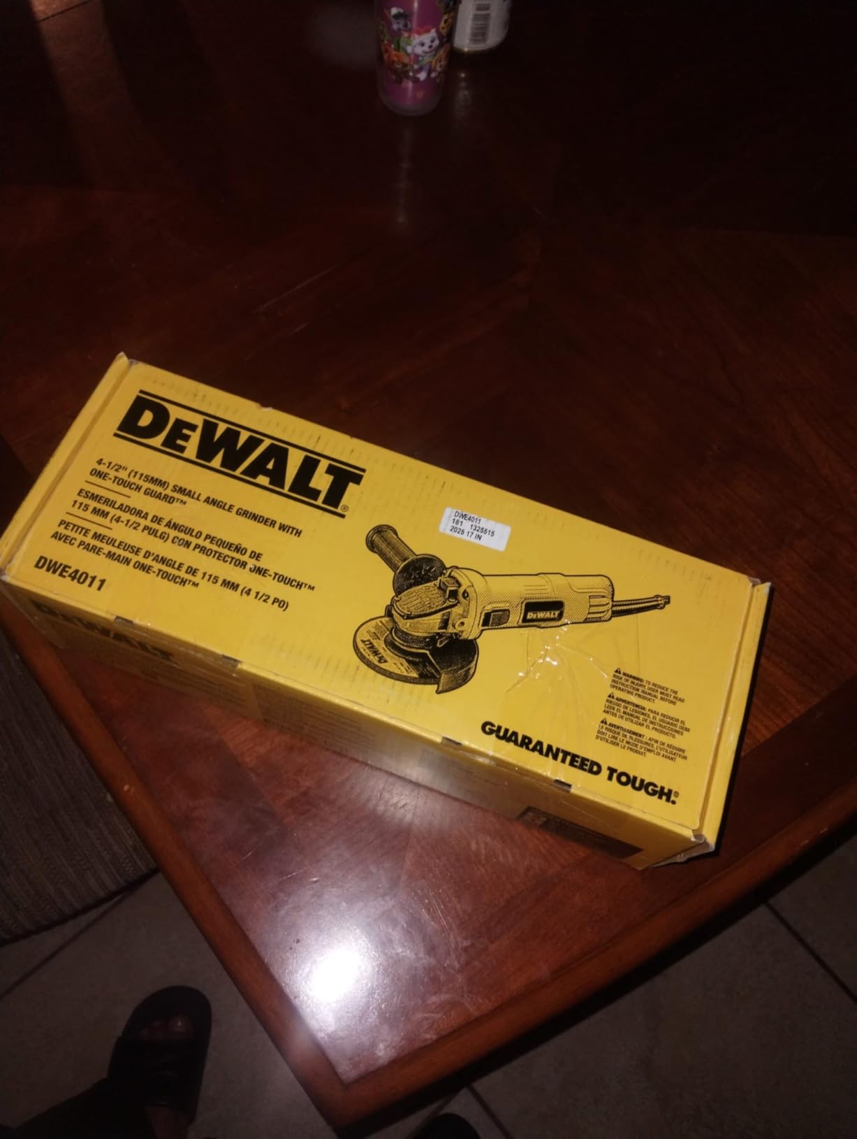DEWALT Angle Grinder, One-Touch Guard, 4-1/2 -Inch (DWE4011) customer photo 2