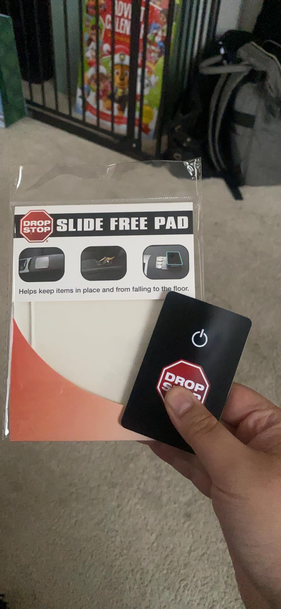 Drop Stop - 2 Original Car Seat Gap Fillers (Shark Tank) + Dash Pad + Light | Car Accessories, Between Seats Console Organizer, Patented, As Seen On Shark Tank customer photo 2