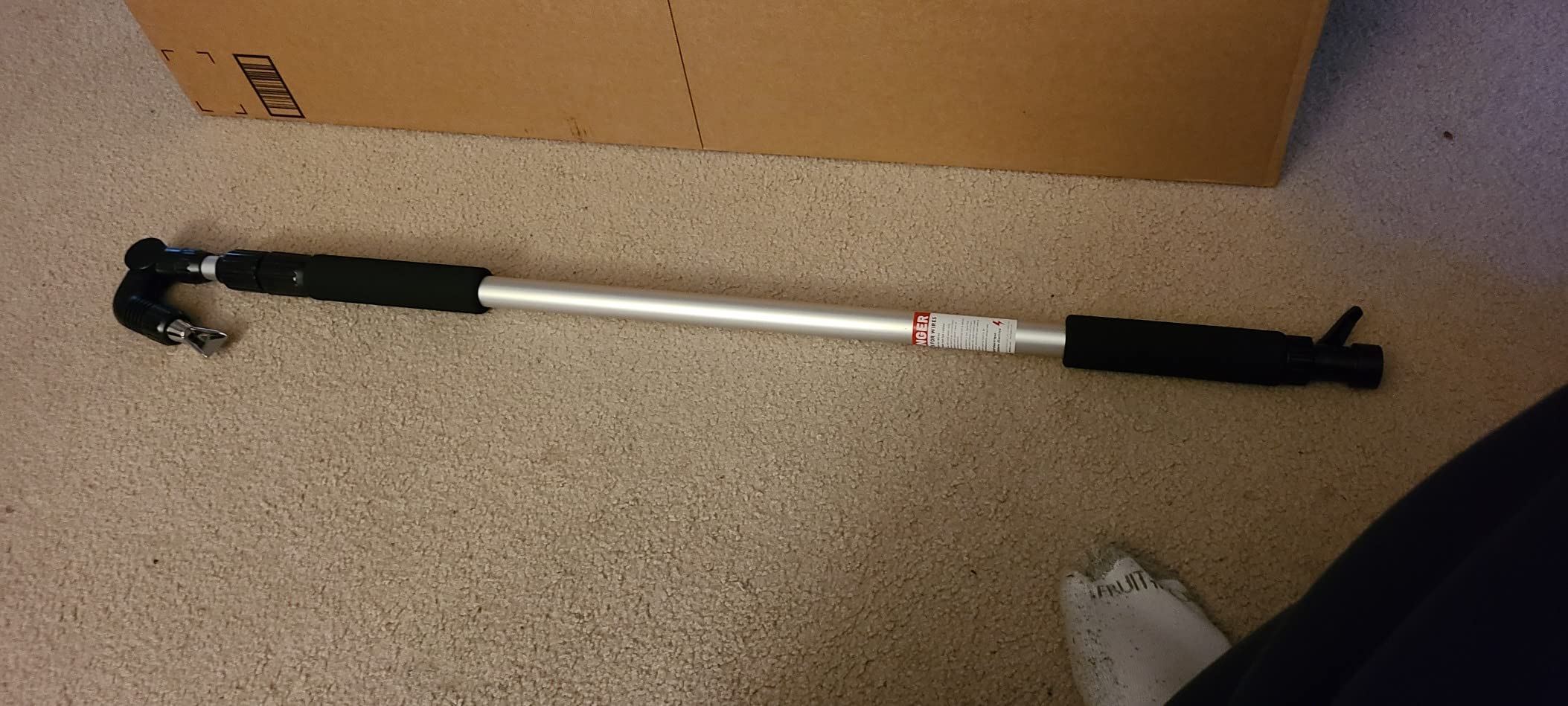 Orbit Telescoping Gutter Cleaning Wand, Silver - 58543 customer photo 2
