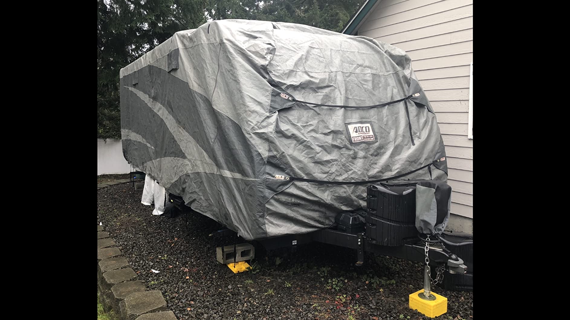 ADCO 52244 Designer Series SFS Aqua Shed Travel Trailer RV Cover - 26'1