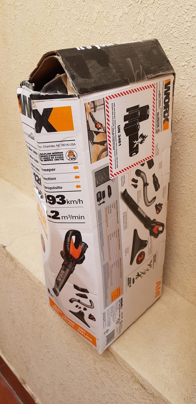 WORX Cordless Leaf Blower, 20V Electric Blower for Narrow Space, WG545.1 customer photo 2