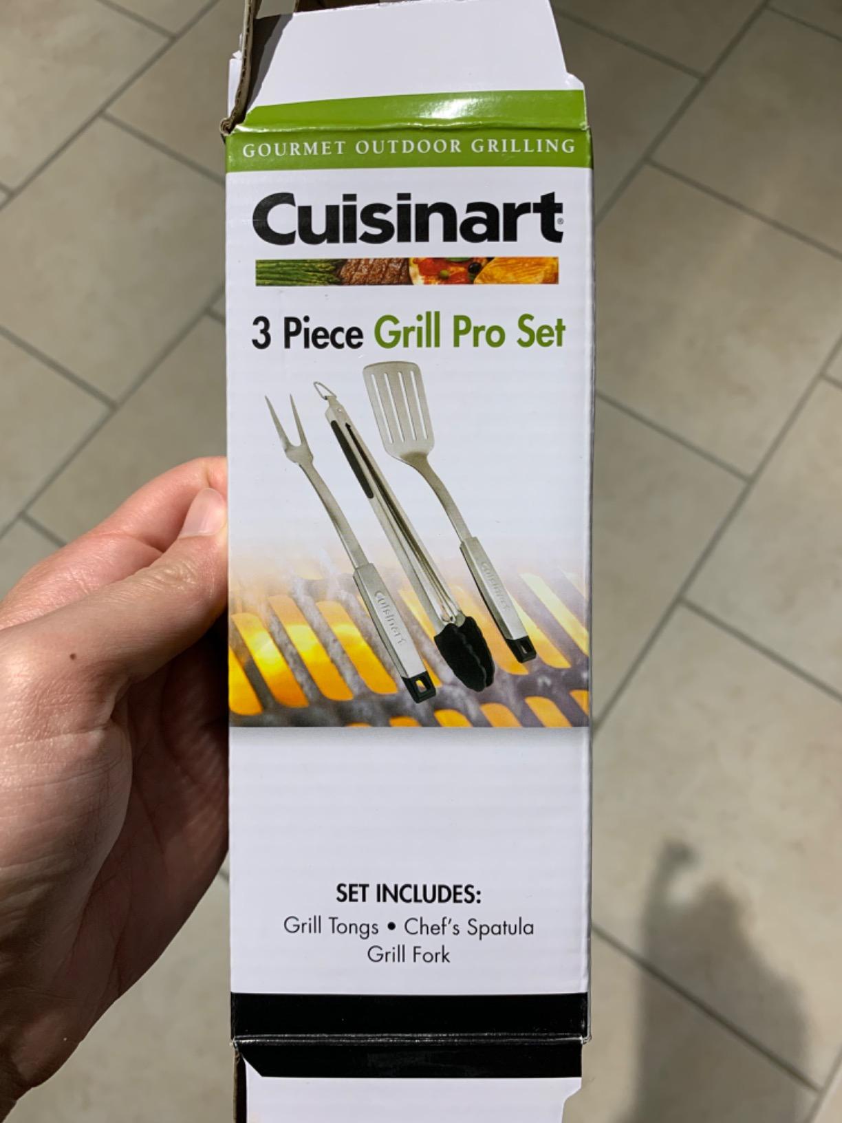 Cuisinart CGS-333 Professional Grill Tool Set (3-Piece),Black and Stainless Steel customer photo 1