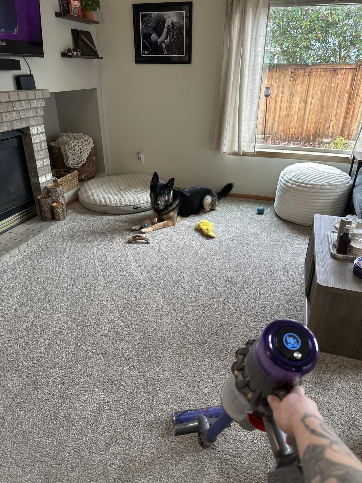 Dyson V11 Origin Cordless Vacuum, 185AW, 3 Power Modes, Up to 60 Minutes,² Deep Cleans Hard Floors and Carpets, Detangles pet Hair, Converts to Handheld customer photo 2