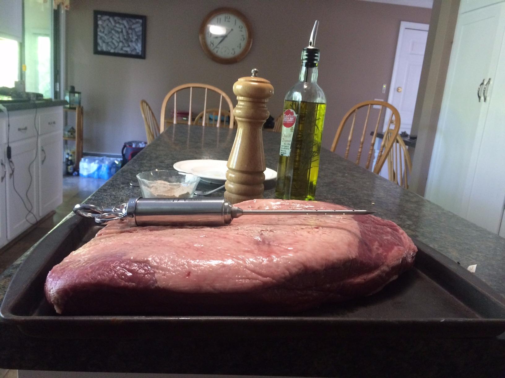 304-Stainless Steel Meat Injector - With Marinade Straw! 4 Needles, Spare Orings, Ebook, Spares Available! The Original 2oz Marinade Injector Syringe Kit Creates Juiciest Turkey and BBQ Ever! customer photo 2