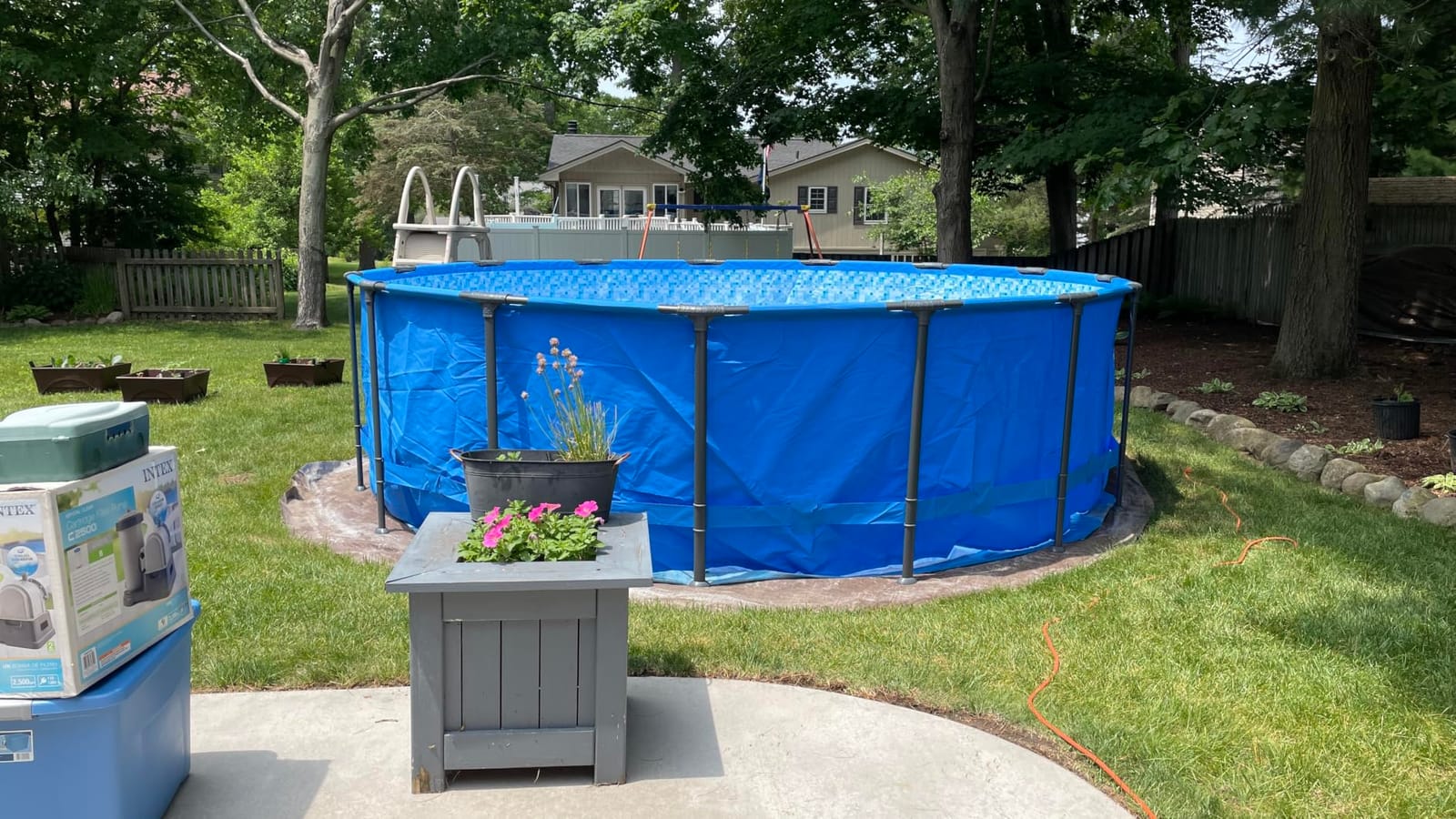 Bestway Steel Pro MAX 15’ x 48 Above Ground Swimming Pool, Pool Only, Blue customer photo 2