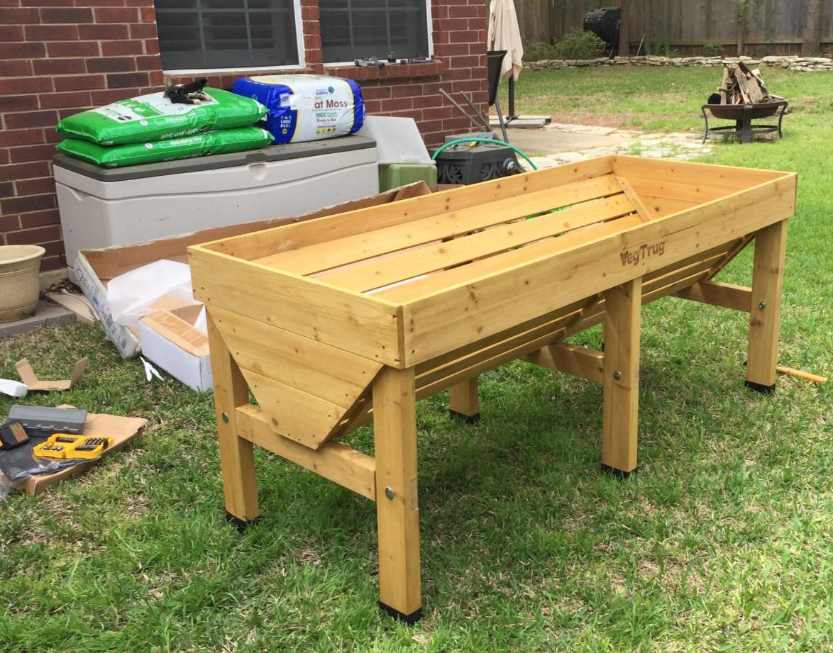 VegTrug Classic Raised Bed, Natural, Medium 1.8m - Cedar Wood V-Shaped Raised Garden Bed for Outdoor Gardening - Ergonomic Design for Balcony, Patio & Small Spaces customer photo 1