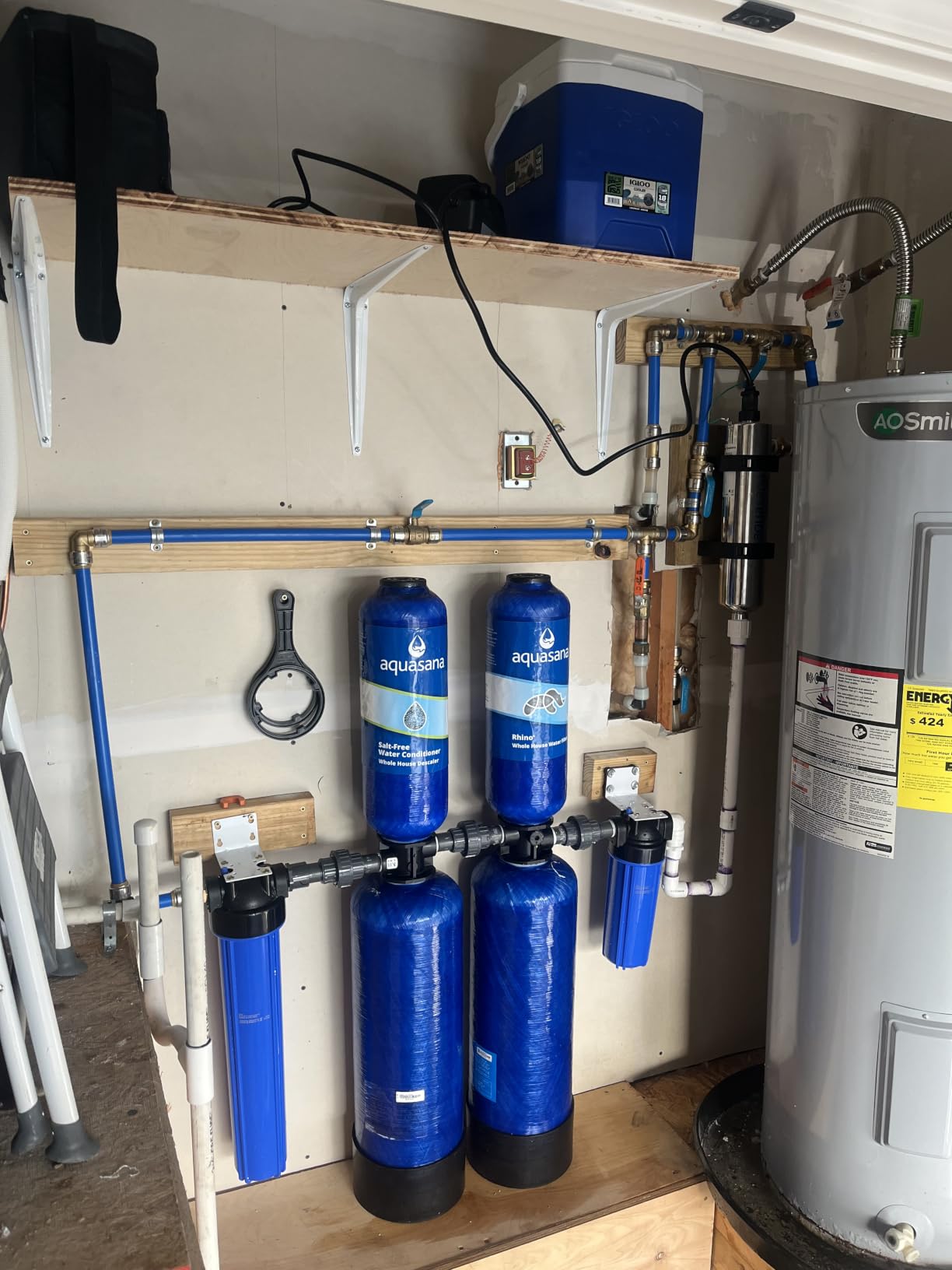 Aquasana Whole House Well Water Filter | 500K Gal | UV | EQ-Well-UV-PRO-AST customer photo 1
