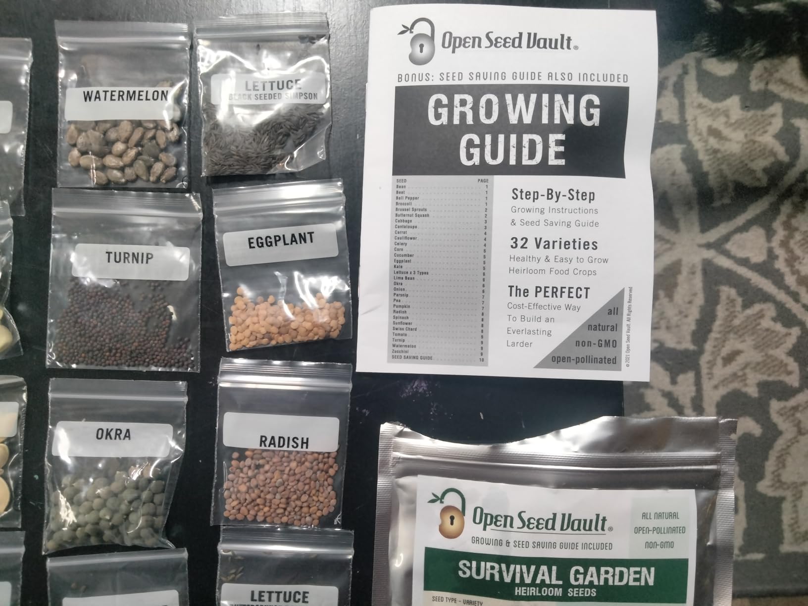 Vegetable & Fruit Seeds, 32 Packs, Non-GMO, 15,000+ Seeds customer photo 2