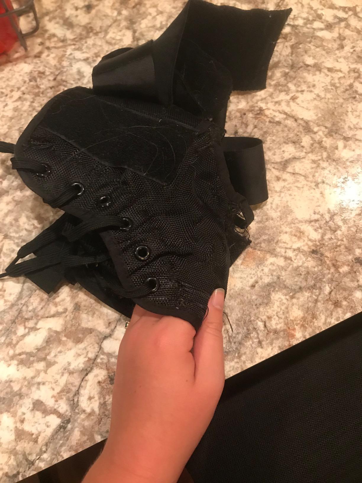 Med Spec ASO Ankle Stabilizer Lace Up Ankle Brace Sprain Support Black, LG | Ankle Brace for Sprains, Instability, Bilateral Orthopedic Support, Sports Injury Recovery, Men, Women, Teens & Kids. 264015 customer photo 1