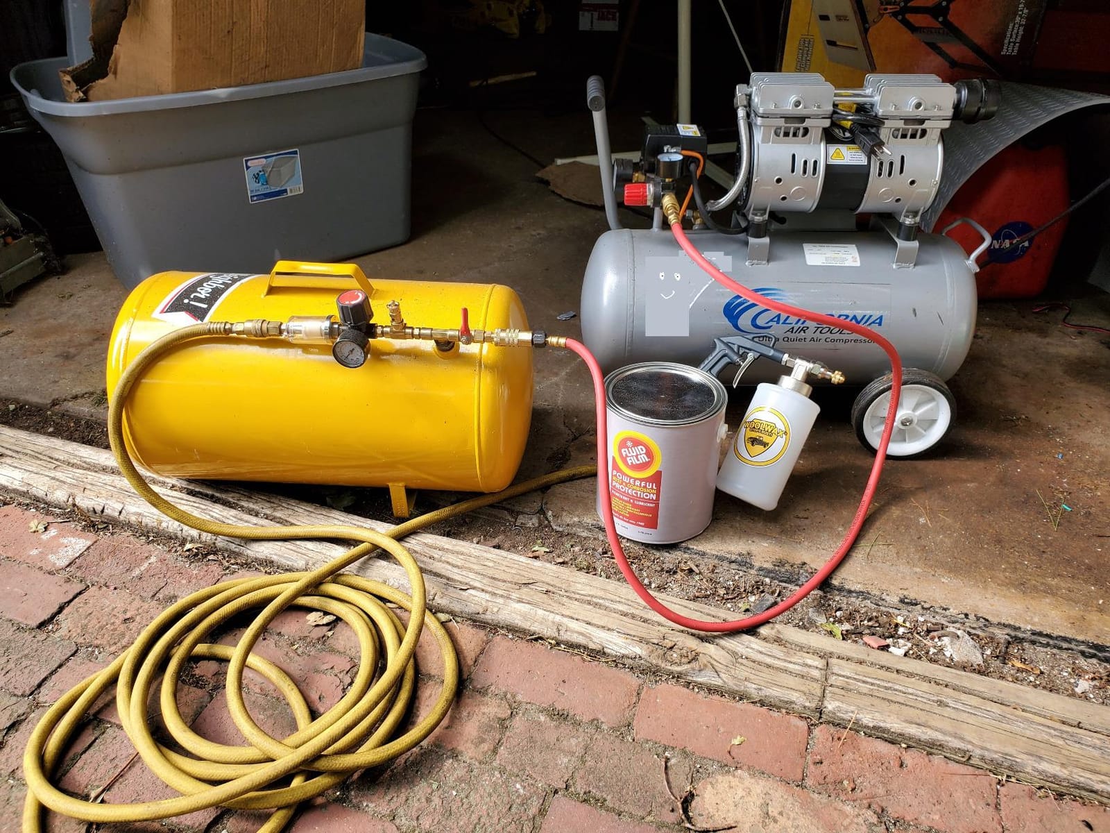 California Air Tools 8010 1.0 HP Ultra Quiet and Oil-Free Air Compressor, 8 Gallon Steel Tank, Lightweight with Wheels, 60 dBA Noise Level customer photo 2
