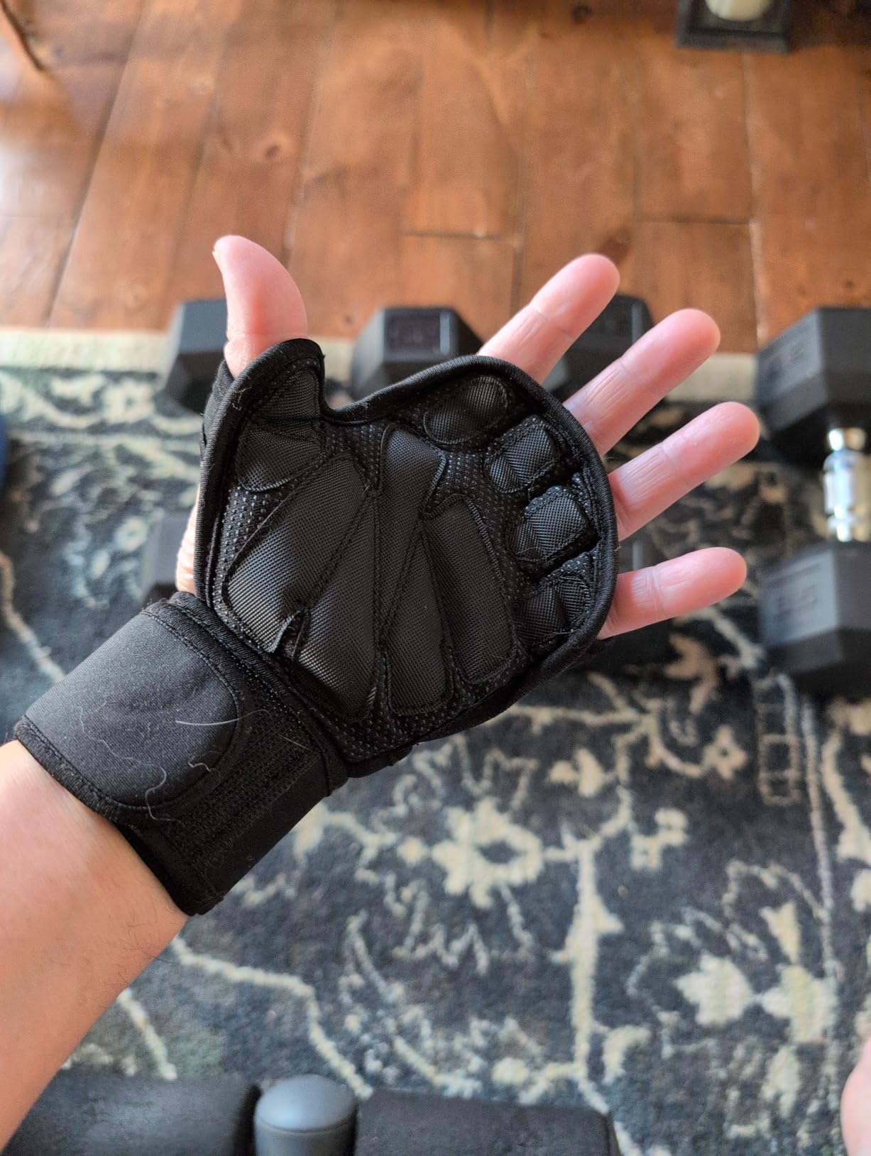 Fit Active Sports Gym Workout Gloves for Men Women Weight Lifting customer photo 1