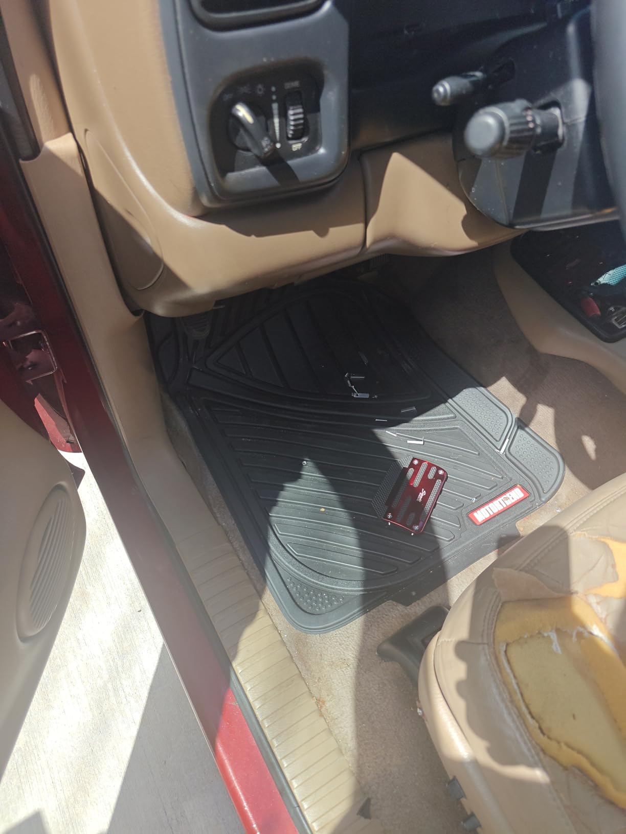Motor Trend 3 Row Odorless Rubber Floor Mats & Liners for Car SUV Van, Durable Heavy Duty Polymerized Latex Full Interior Protection, Extra-High Ridgeline Design, Black, Model Number: MT-773-801-BK customer photo 2