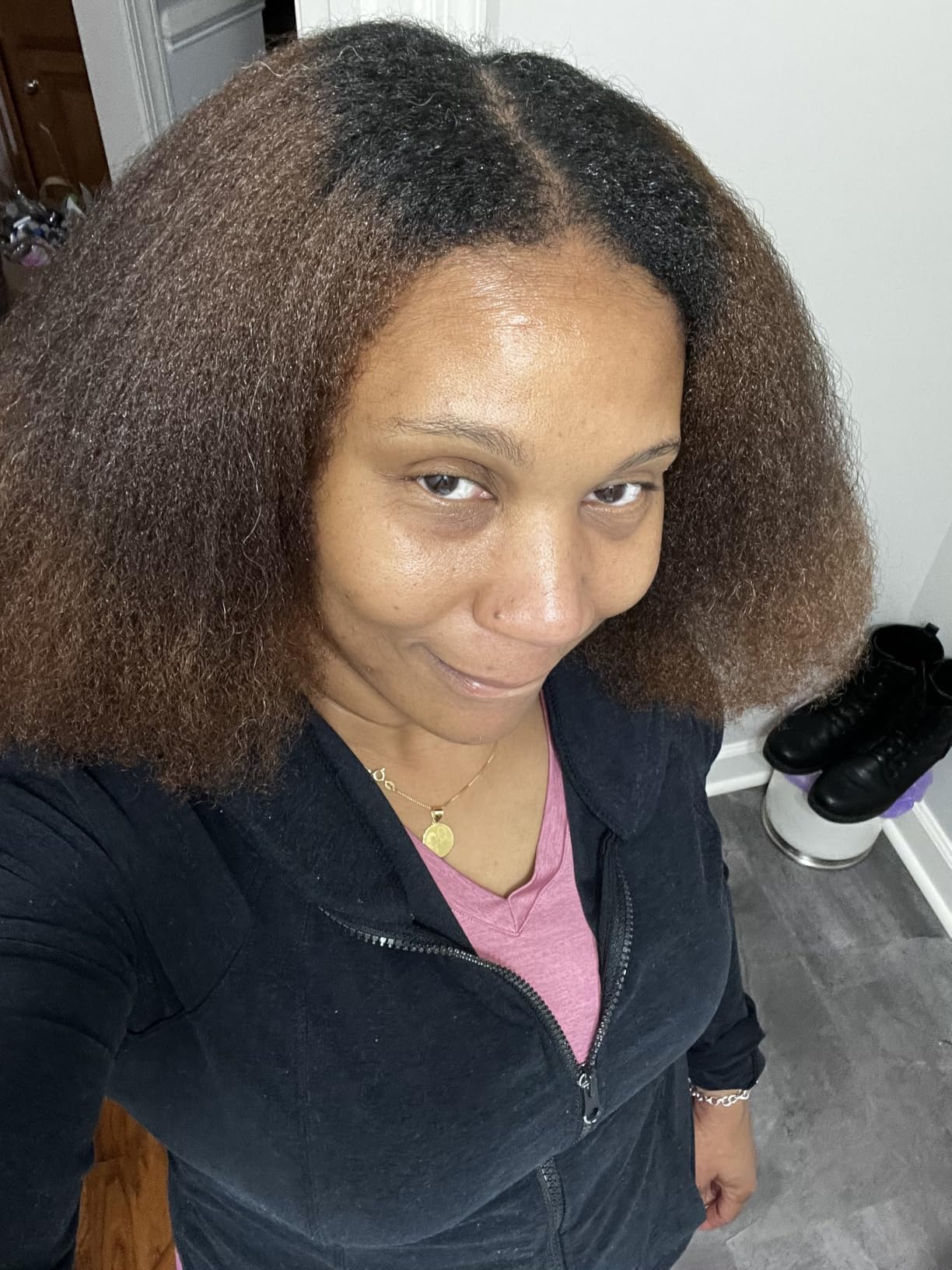 REVLON One-Step Straightening Brush Hair Dryer and Styler customer photo 2