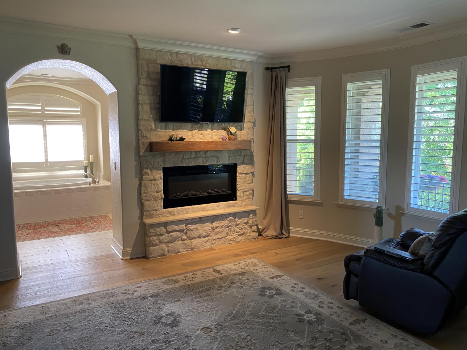 Touchstone Smart Electric Fireplace-The Sideline 60