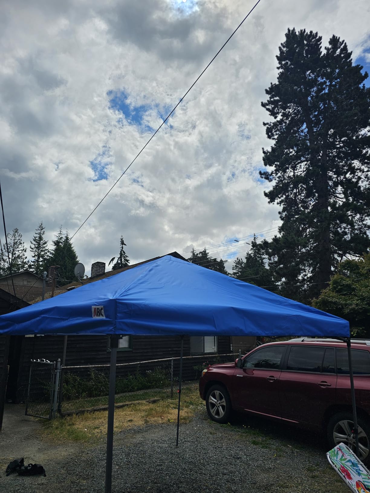 ABCCANOPY Pop Up Canopy - Outdoor Patio Portable Canopy Tent Heavy Duty for Backyard and Deck with 4 Sandbags(Black, 10x10) customer photo 1