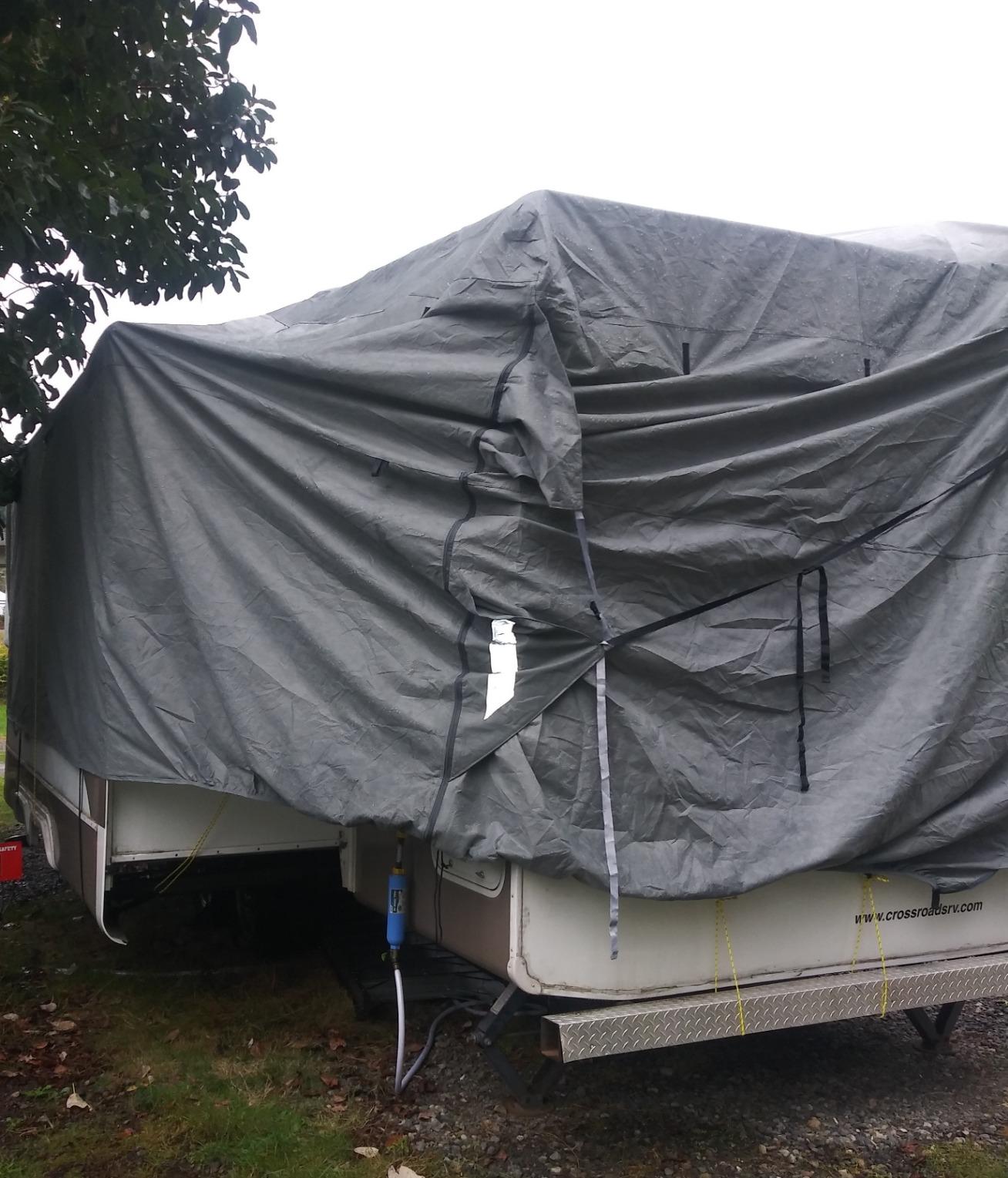 Leader Accessories Windproof 18' -20' Travel Trailer RV Cover Extra Thick customer photo 2
